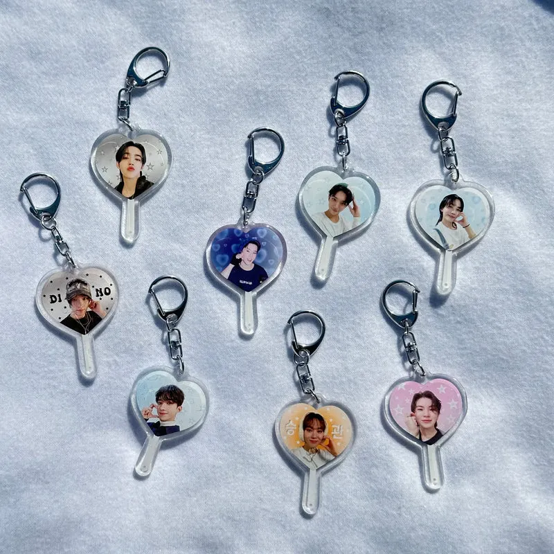 Seventeen picket fan keychains [SALE]