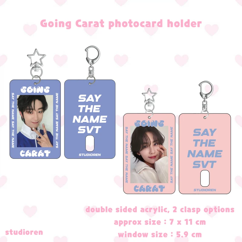 Seventeen Going Carat Acrylic Photocard holder