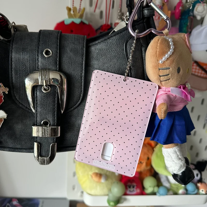 polka dot music photocard holder
