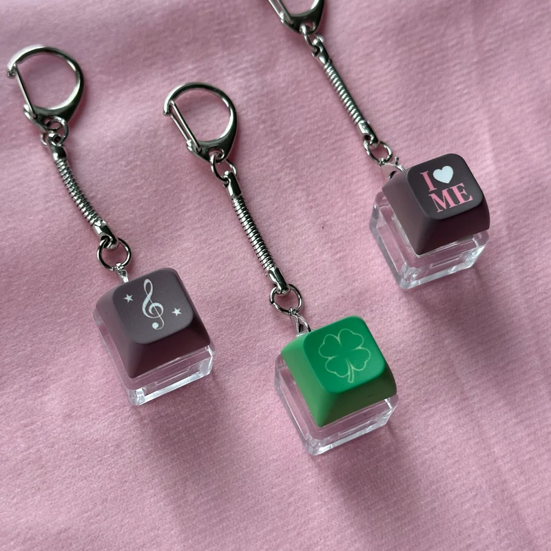 Keycap keychains