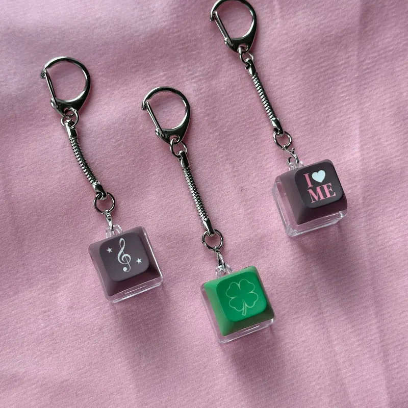 Keycap keychains