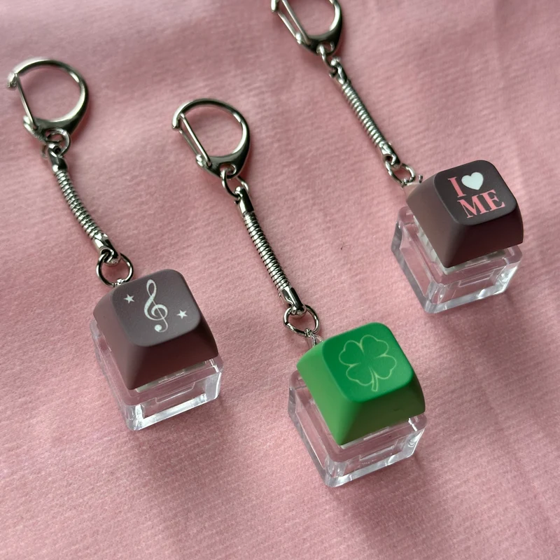 Keycap keychains