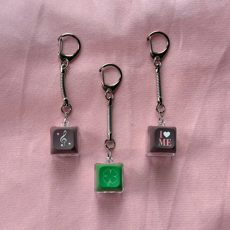 Keycap keychains