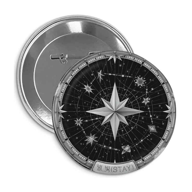 Stray Kids 8th Anniversary Inspired Pin Badge | SKZ K-Pop Collectible