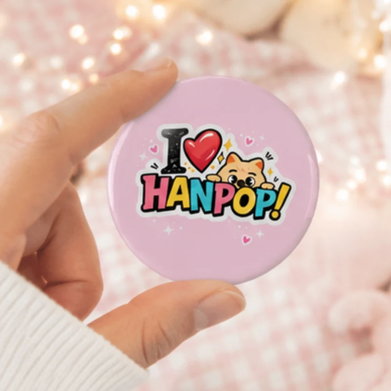 Stray Kids HanPop Inspired Pin Badge | SKZ K-Pop Collectible