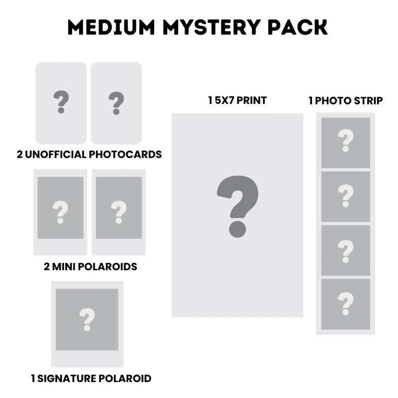 BTS Mystery Bias Packs | Kpop Mystery Prints | Mystery Photocards