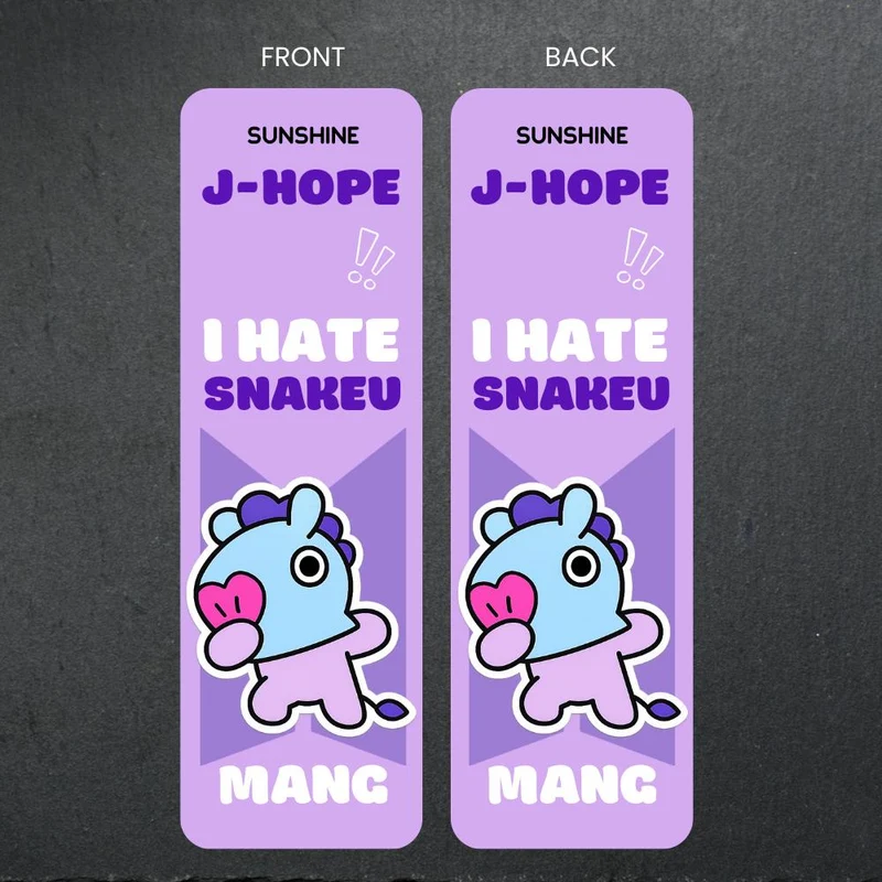 BTS Bookmarks | BT21 Quote Bookmarks | Kpop