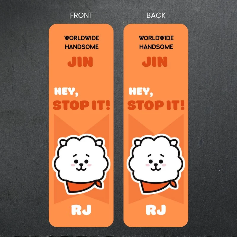 BTS Bookmarks | BT21 Quote Bookmarks | Kpop