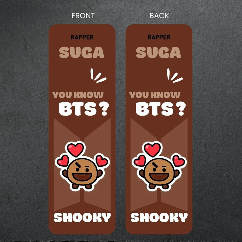 BTS Bookmarks | BT21 Quote Bookmarks | Kpop