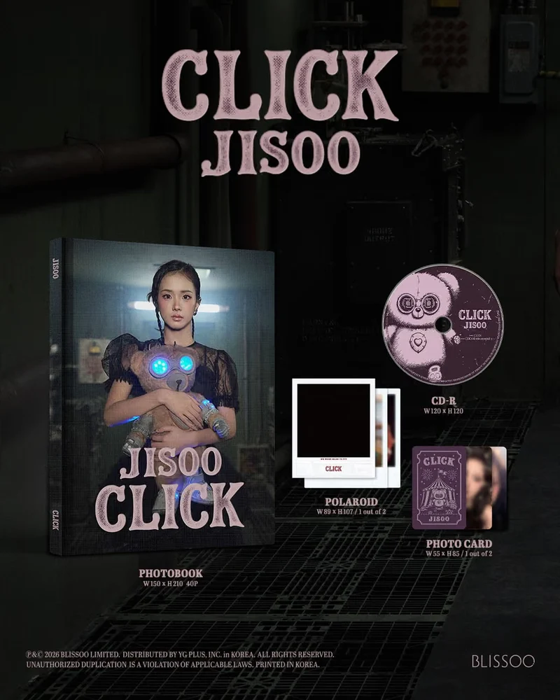 BLACKPINK JISOO - CLICK (Photobook Ver.) Álbum