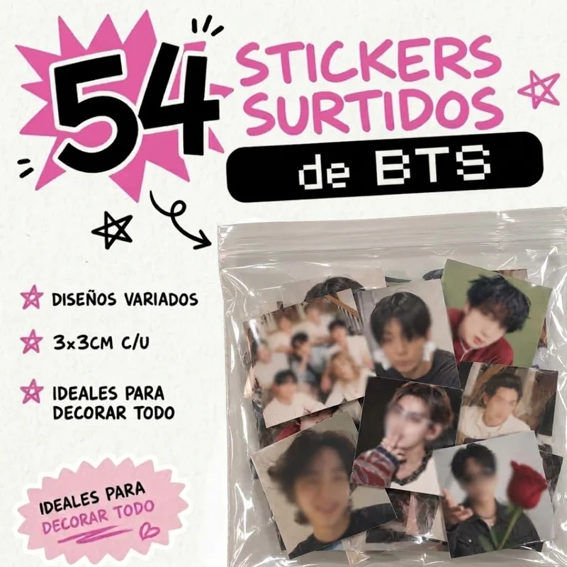 54 Stickers de BTS
