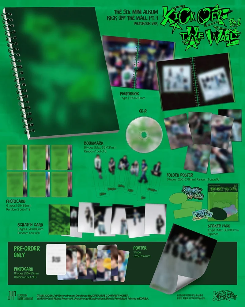 KickFlip - KICK OFF THE WALL Pt.1 (PHOTOBOOK Ver.) Álbum