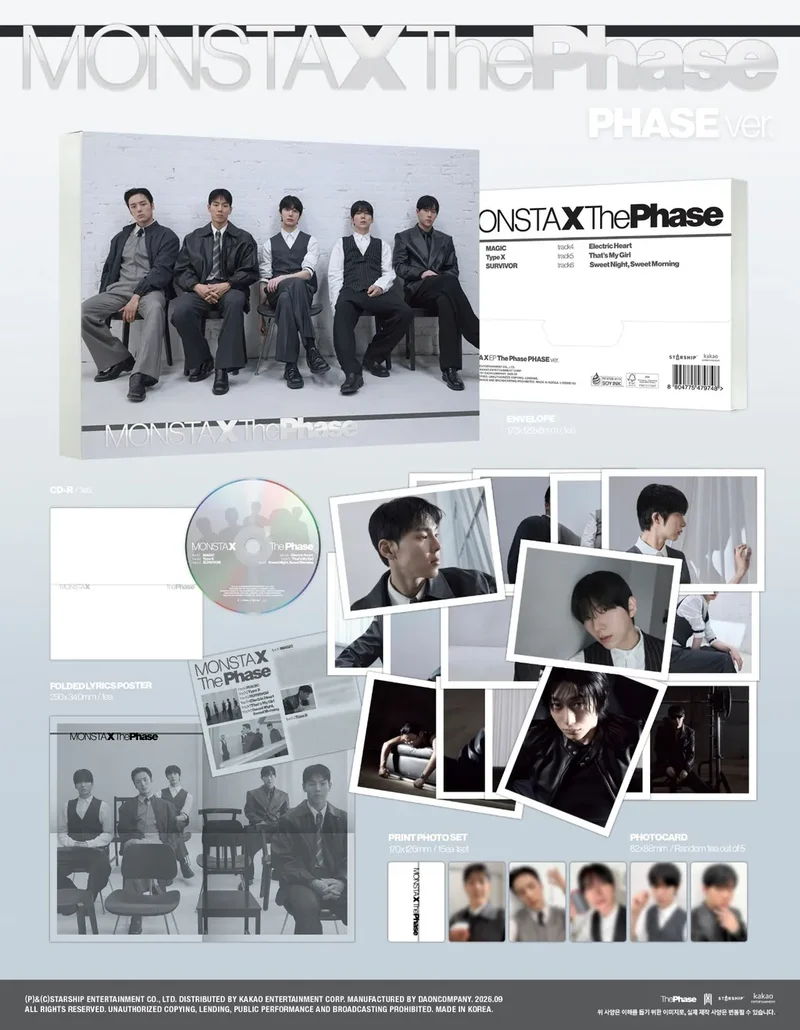 MONSTA-X “Phase” PHASE Ver. Álbum