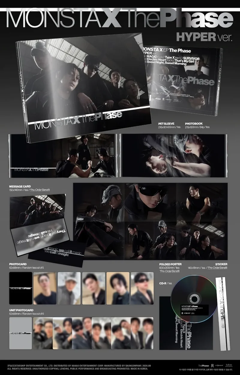 MONSTA-X “Phase” HYPER Ver. Álbum
