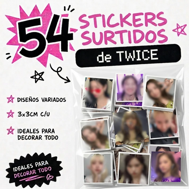 54 Stickers de TWICE