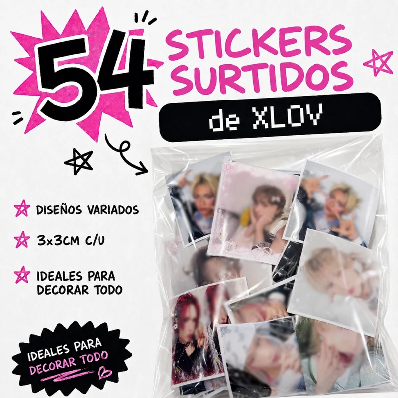 54 Stickers de XLOV