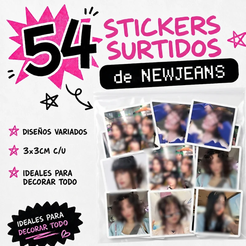 54 Stickers de NEWJEANS