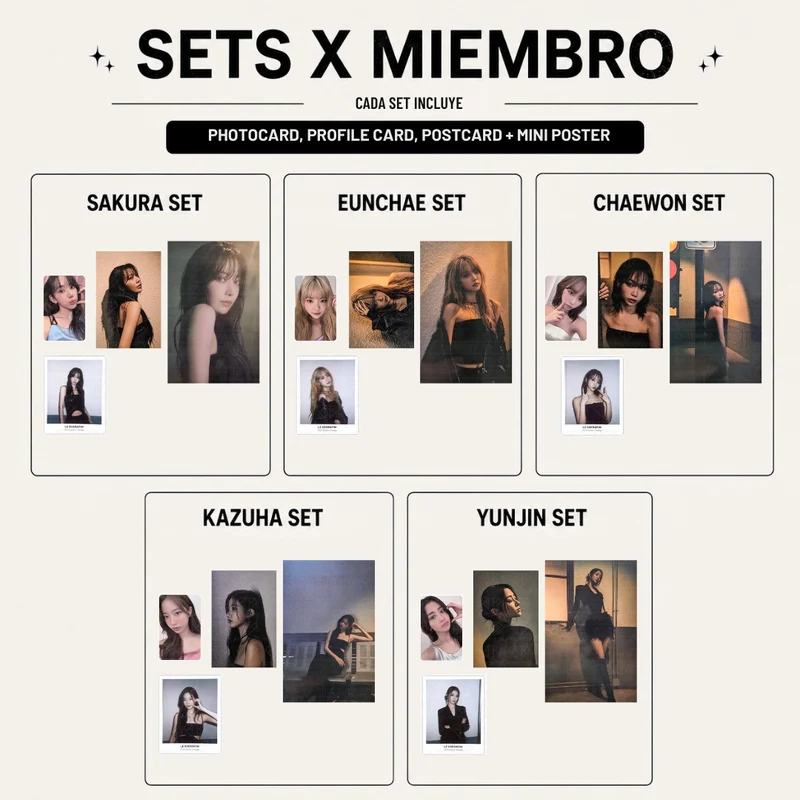 LE SSERAFIM 2024 Season's Greetings – Inclusiones Originales