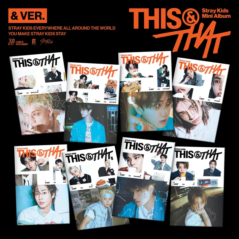 STRAY KIDS - THIS & THAT (& Ver.) Álbum