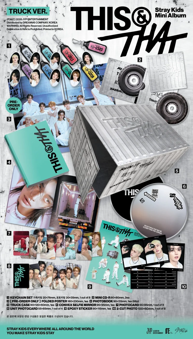 STRAY KIDS - THIS & THAT (TRUCK VER.) Álbum Edición Limitada