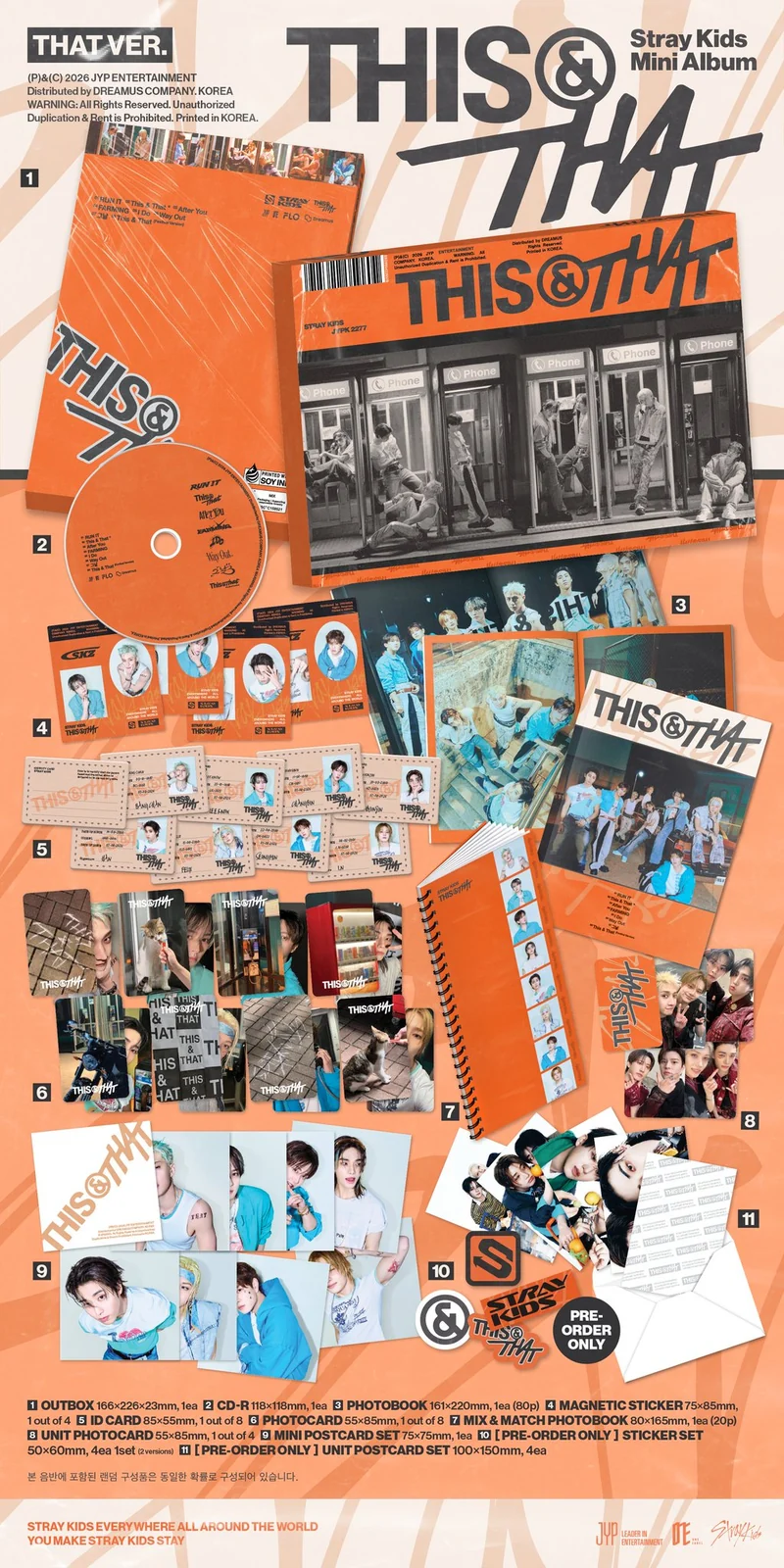 STRAY KIDS - THIS & THAT Álbum