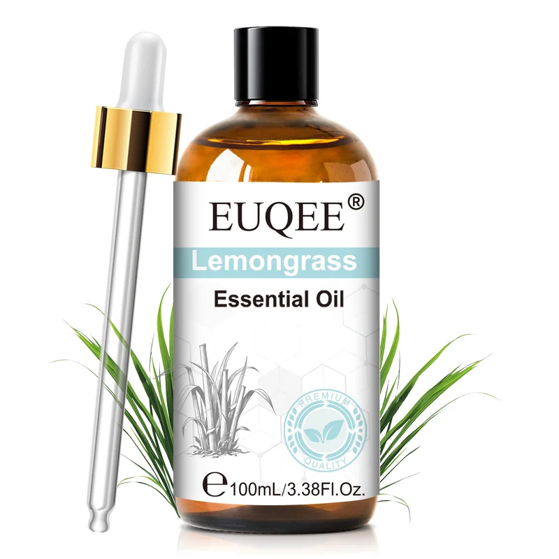 EUQEE 3.38FI.Oz. Aromatherapy Essential Oil For Reed Diffuser Humidifier-100ml Vanilla Lavender Cinnamon Lemon Essential Oils
