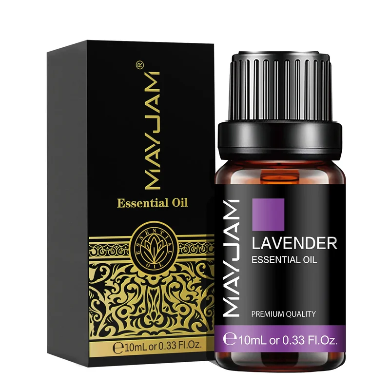 MAYJAM 10ML Essential Oil Lavender Jasmine Eucalyptus Vanilla Sandalwood Bergamot Rosemary Citronella Cinnamon Fragrance Oil