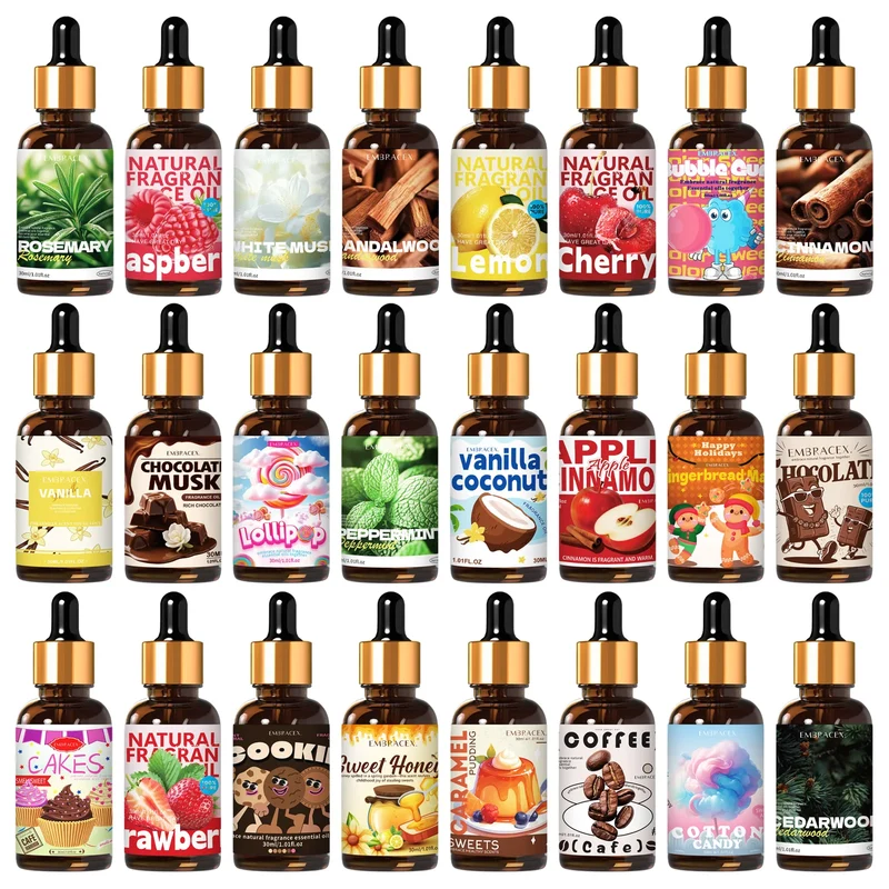 36 type 30ml Essential Oil Long Lasting Fragrance for Aromatherapy Relaxation Holiday Gifts For Friends