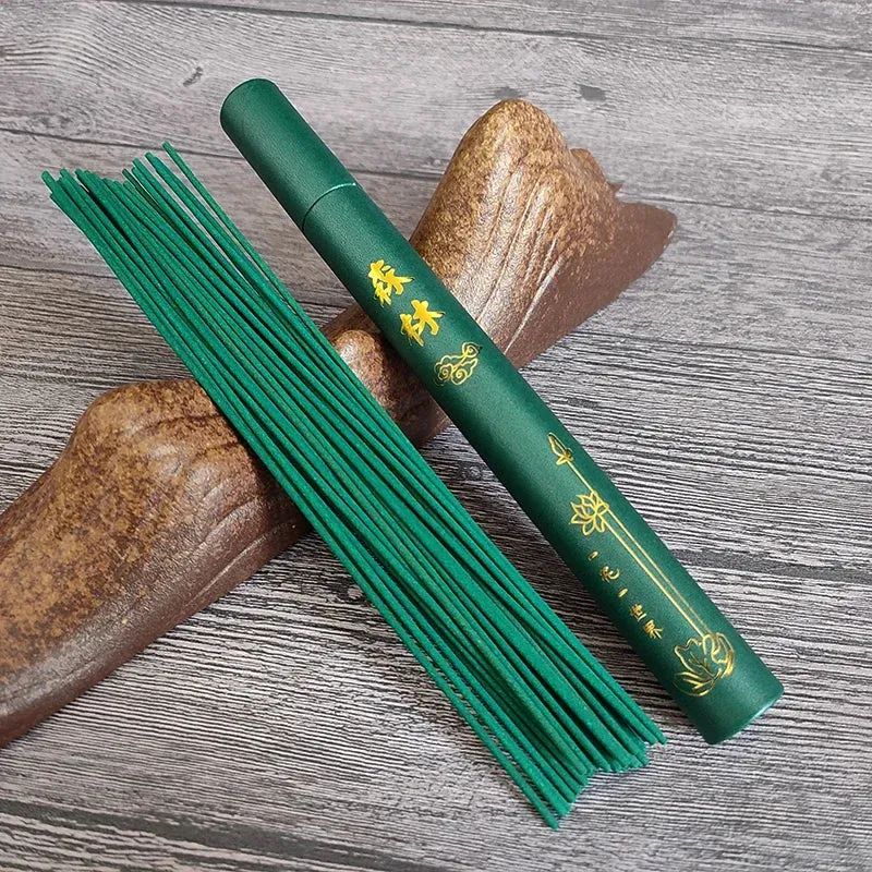 Y 40Pcs Natural Sandalwood Incense Sticks Home Incense Stick Aroma Blessing Ceremony Pray Buddha Incense Lavender Green Tea Rose