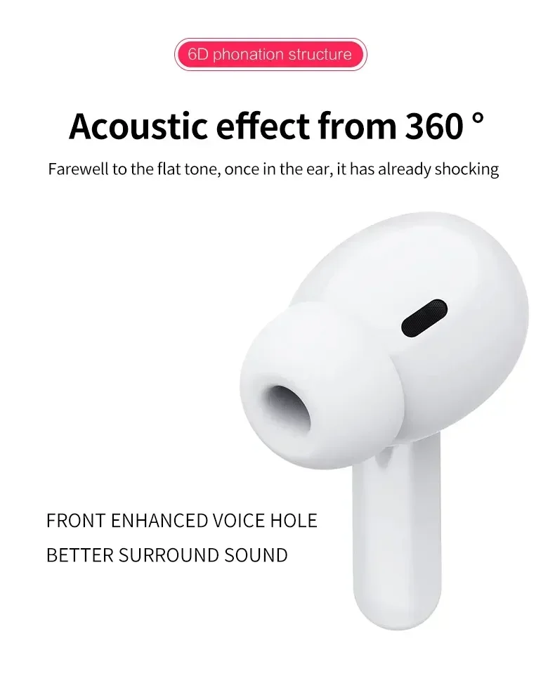TWS Bluetooth Earphone Air Pro Wireless Earphone Sound Noise Cancelling Bluetooth Earbuds Touch Control Headphones