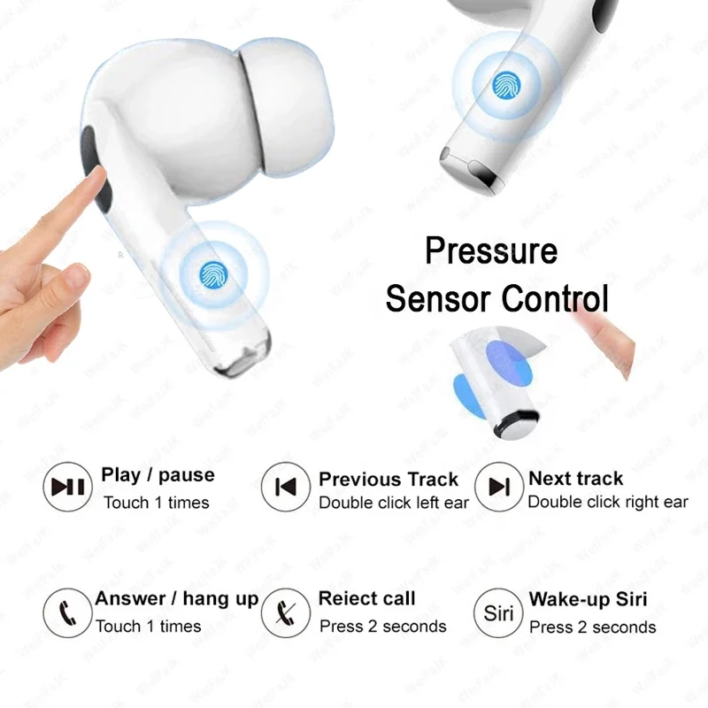 Original Wireless Bluetooth Earphones In Ear Earbuds Sports Noise Cancelling Air Pro TWS Max Headset For Apple iPhone Headphones