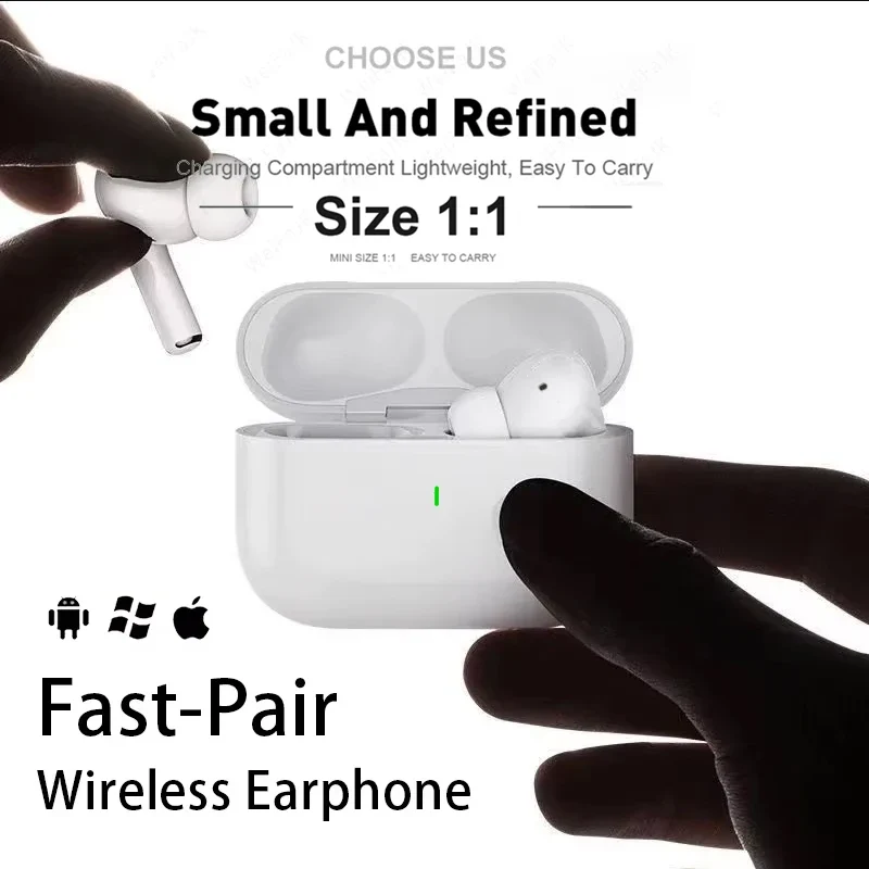 Original Wireless Bluetooth Earphones In Ear Earbuds Sports Noise Cancelling Air Pro TWS Max Headset For Apple iPhone Headphones