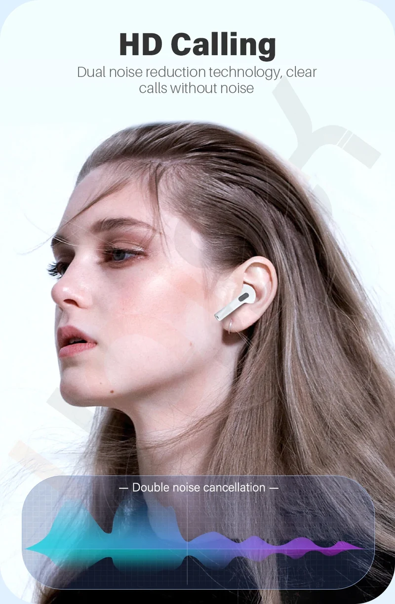 Original Wireless Bluetooth Earphones In Ear Earbuds Sports Noise Cancelling Air Pro TWS Max Headset For Apple iPhone Headphones