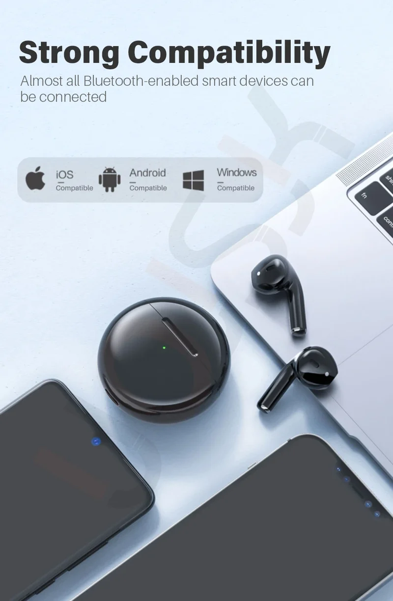 Original Wireless Bluetooth Earphones In Ear Earbuds Sports Noise Cancelling Air Pro TWS Max Headset For Apple iPhone Headphones