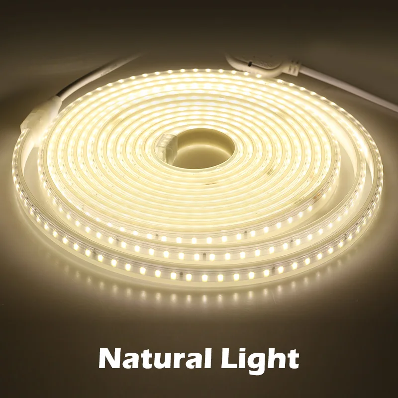 New Arrival 220V LED Strip 4040 High Safety High Brightness 120LEDs/m 13W/m Waterproof Flexible LED Light The Best LED Strip.