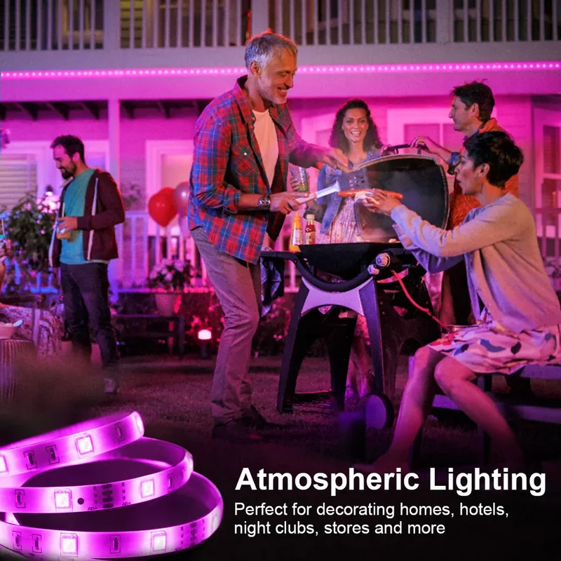 LED Strip Light ,RGB 5050/SMD3535, Flexible Ribbon, DIY Led Light Strip RGB Tape Diode DC 12V bluetooth Christmas lights