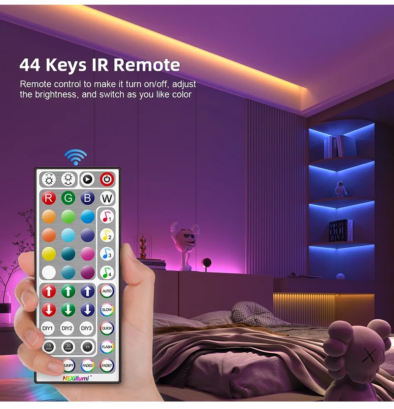 LED Strip Light ,RGB 5050/SMD3535, Flexible Ribbon, DIY Led Light Strip RGB Tape Diode DC 12V bluetooth Christmas lights