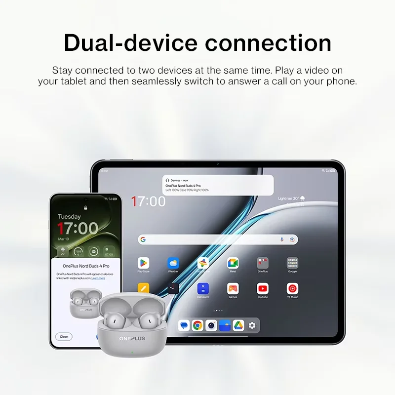 Global Version OnePlus Nord Buds 4 Pro earphone Active Noise Cancellation 54 Hours of Playback Bluetooth 6.0 ear buds