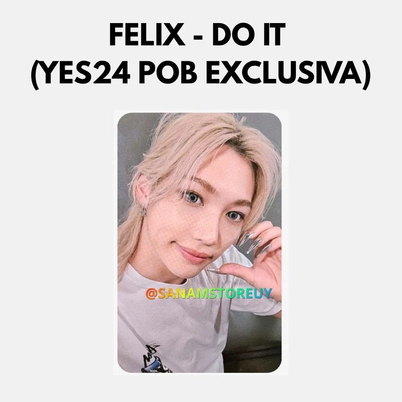 Stray Kids Felix - "DO IT" Photocard (Yes24 POB EXCLUSIVA)