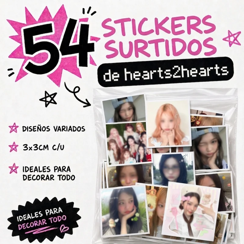 54 Stickers de Hearts2Hearts