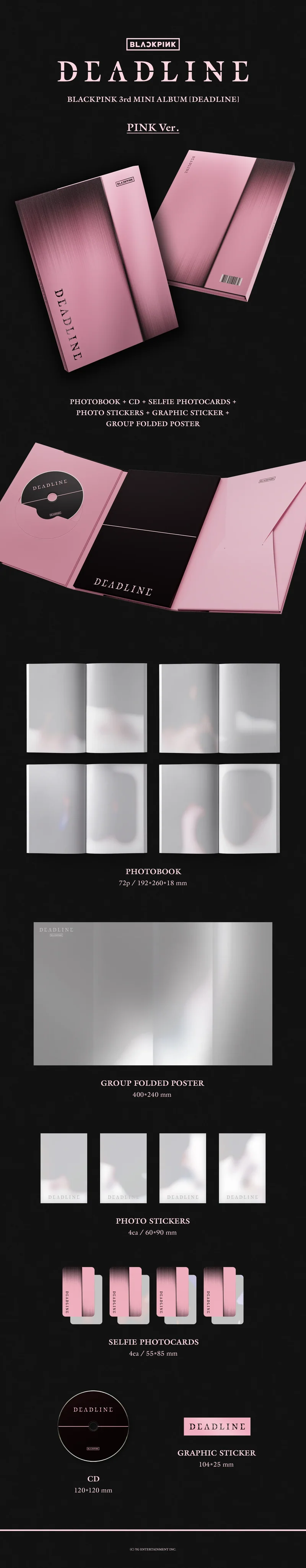 BLACKPINK - DEADLINE (Black/Pink ver.) Álbum