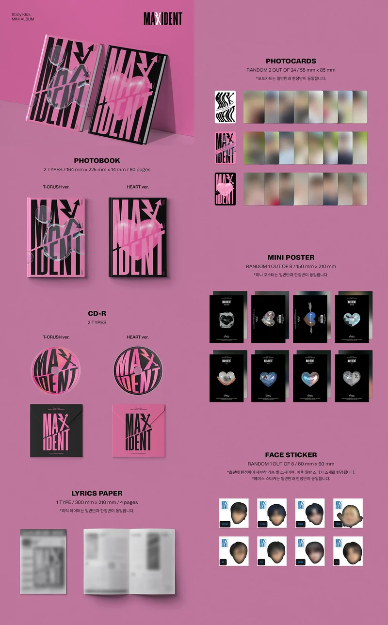 STRAY KIDS - Maxident Álbum