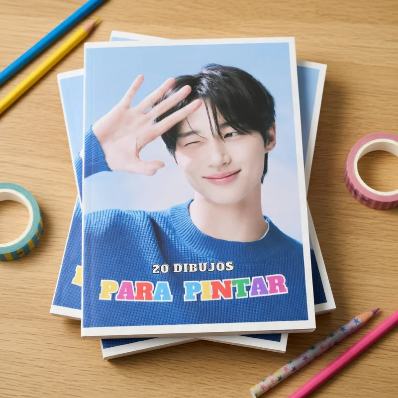 Byeon Woo Seok - Librito para pintar