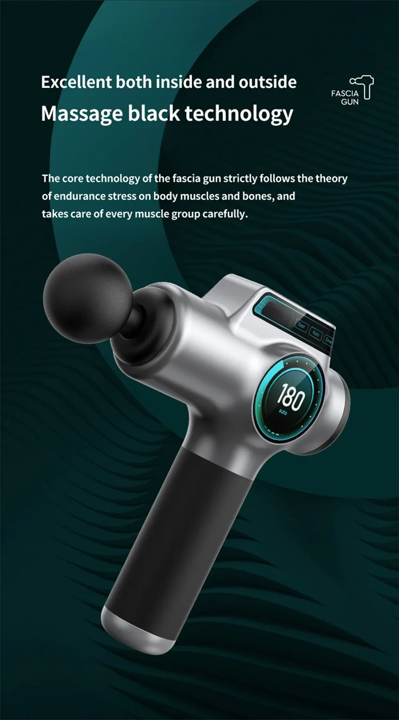 99 Speed Professional Muscle Massage Gun Massager Massager for Neck and Back Massage Instrument Dropshipping Fitness Equipment