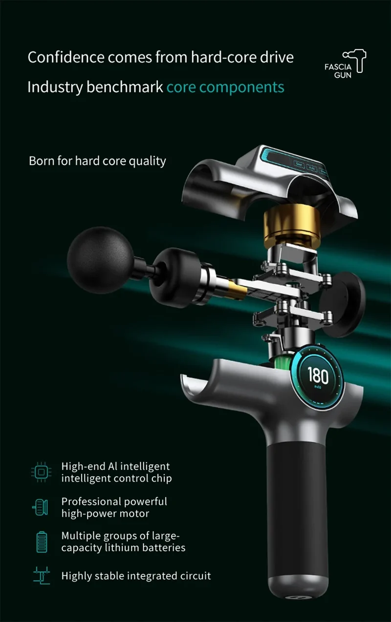 99 Speed Professional Muscle Massage Gun Massager Massager for Neck and Back Massage Instrument Dropshipping Fitness Equipment