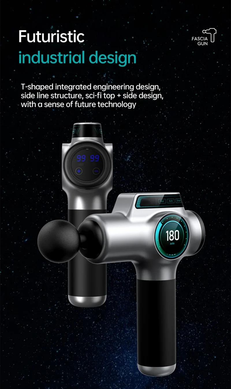 99 Speed Professional Muscle Massage Gun Massager Massager for Neck and Back Massage Instrument Dropshipping Fitness Equipment
