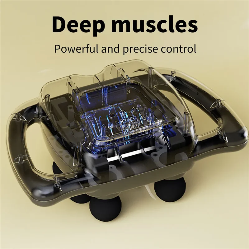 16/24 Head Fascia Gun Muscle Massage Gun High Frequency Neck Shoulder Waist Massage Machine Professional Muscle Massage Gun