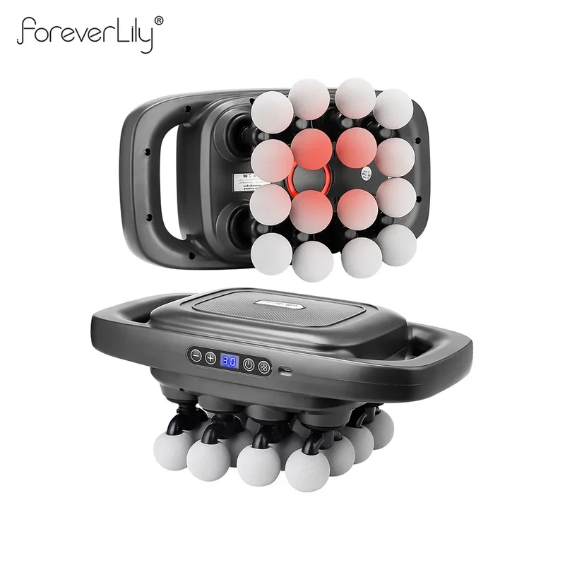 16-Head Fascia Gun High-Frequency Vibration Body Massage Gun Waist and Back Massager Neck Shoulder Massager Muscle masajeador