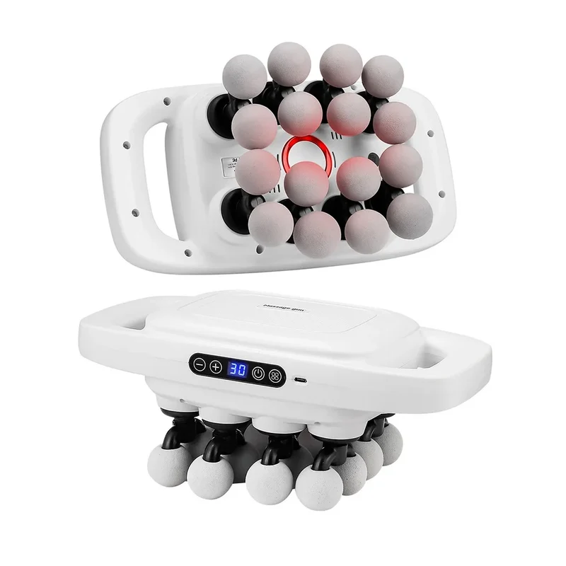 16-Head Fascia Gun High-Frequency Vibration Body Massage Gun Waist and Back Massager Neck Shoulder Massager Muscle masajeador