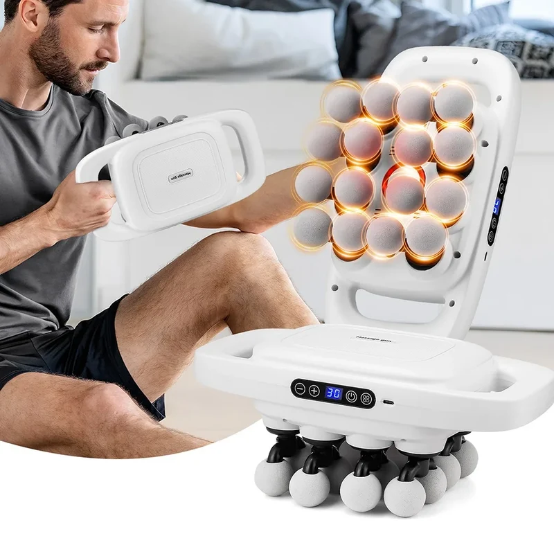 16-Head Fascia Gun High-Frequency Vibration Body Massage Gun Waist and Back Massager Neck Shoulder Massager Muscle masajeador